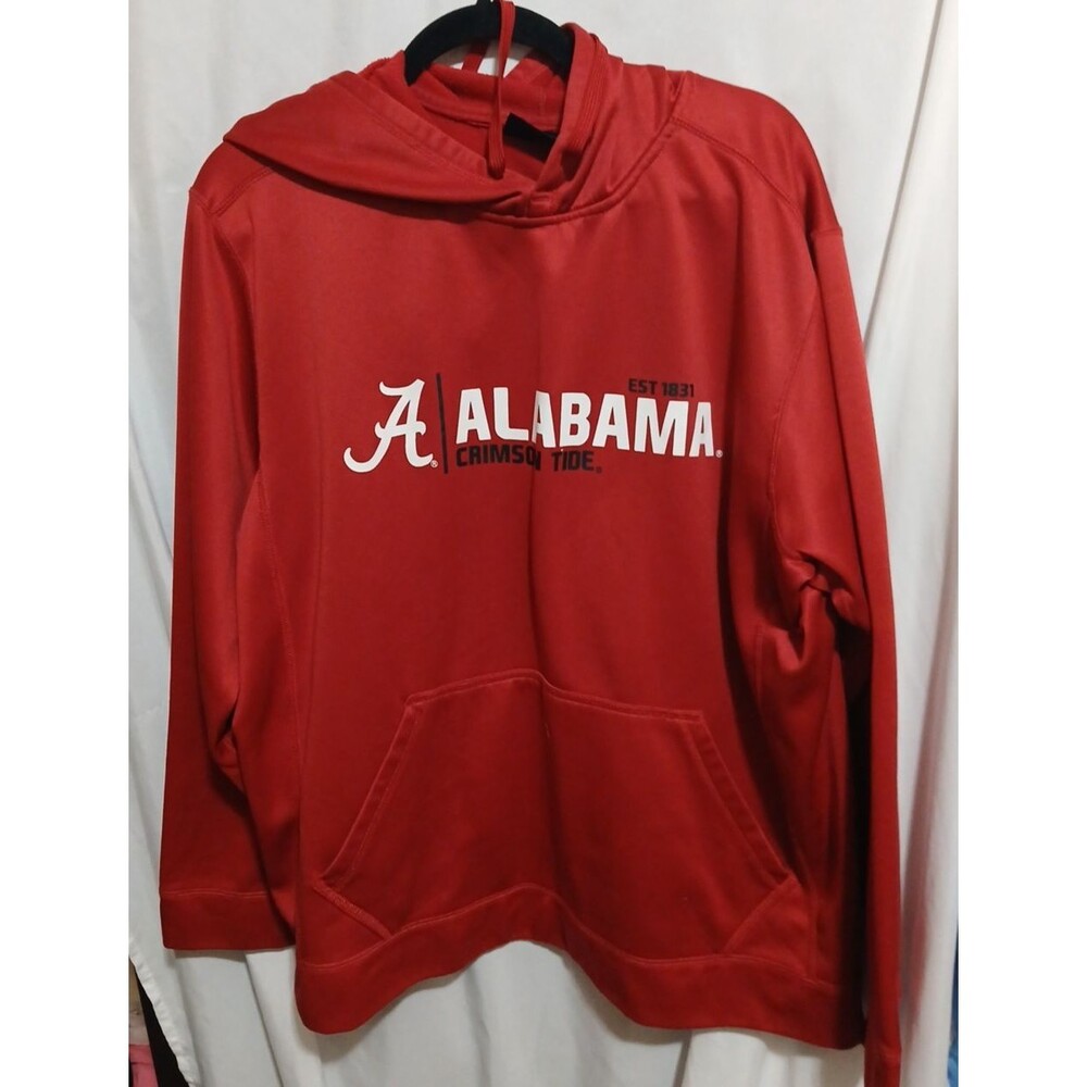 J2 Sport Alabama Crimson Tide Hoodie Size L Red Football Basketball Sports